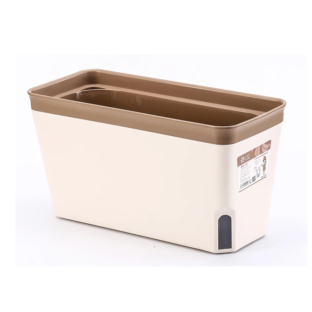 Wholesale large big vegetable self watering planting pots and planters plastic white for vegetables indoor plants flower pot