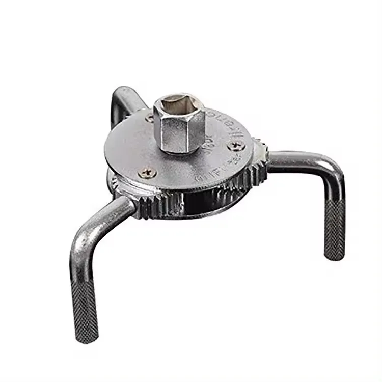 Adjustable round 3 Jaws Two-Way Oil Filter Wrench 65 to 130mm Capacity Vehicle Repair Service Tools