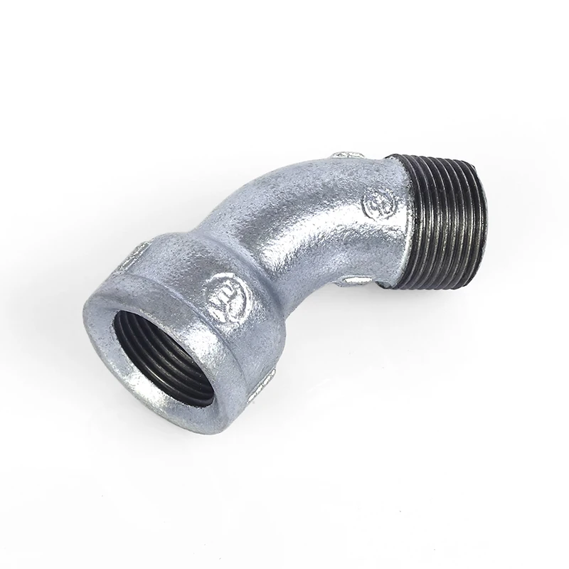 galvanized reducer coupling M/F 45 degree galvanized elbow galv pipe fittings