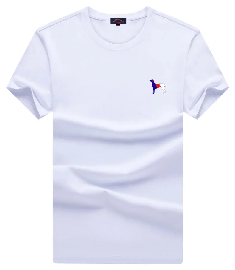 
Hot New Products OEM Scoop Neck 100%Cotton Anti-pilling Breathable Summer t shirt for Men ODM Wholesale 