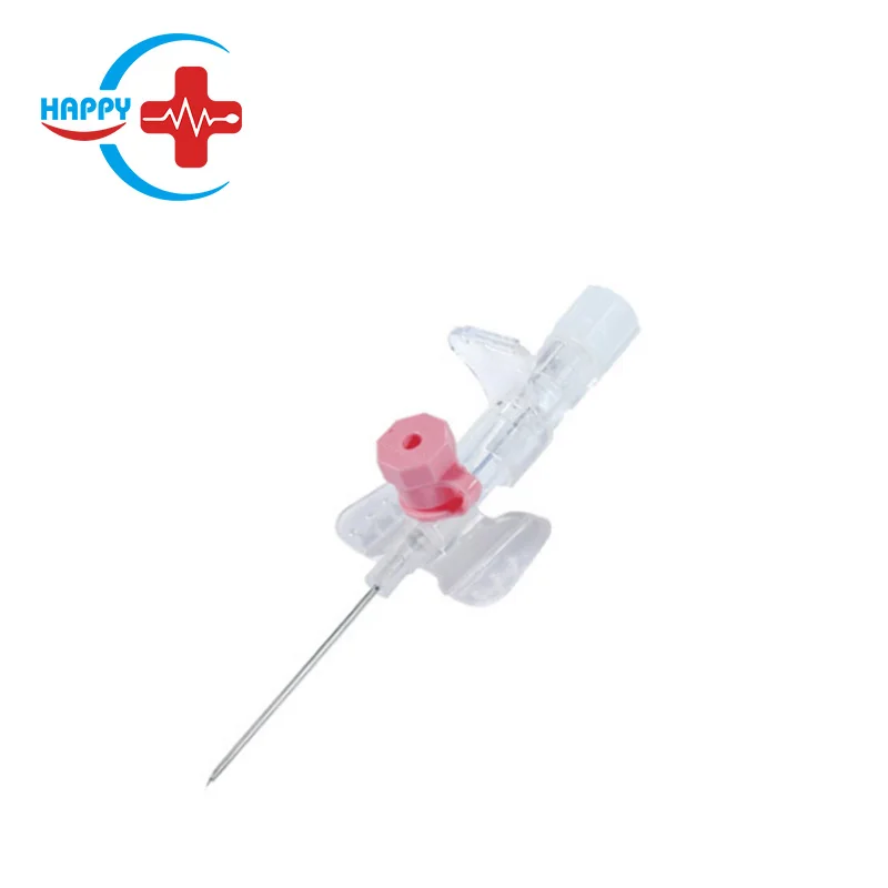 
HC-K037 For Sale IV cannula with Drug feeding mouth&Indwelling needle/Vein indwelling needle 