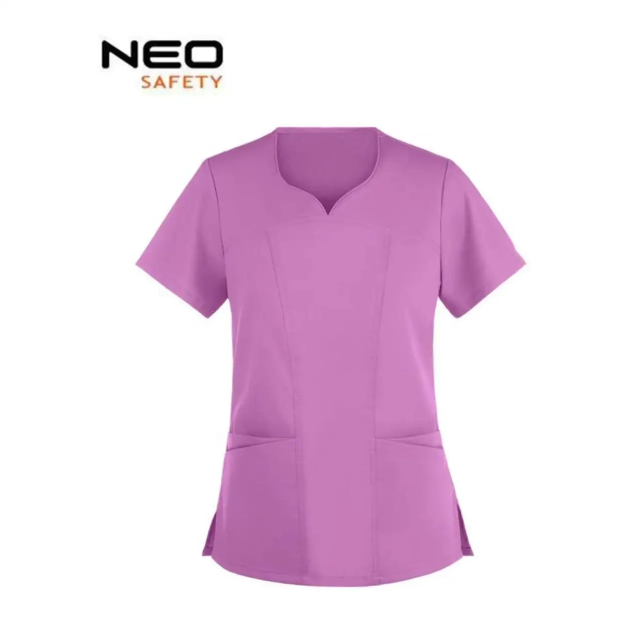 Nursing Scrubs Tops Uniforms Printed Medical Scrub Top with Pockets Nurse Scrub Shirts for Unisex Adults Women Men Healthcare