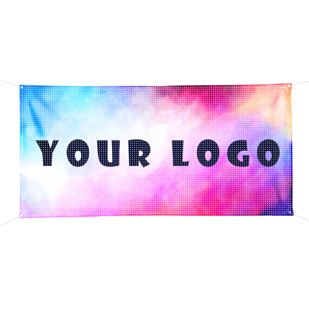 tennis promo curtain advertising fence printed promotional mesh net banner