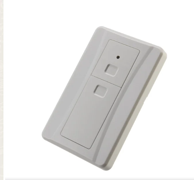two key wireless wall mount remote control switch for garage door opener motors white