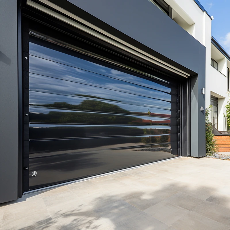 Automatic garage folding rolling shutter doors with opener remote for homes