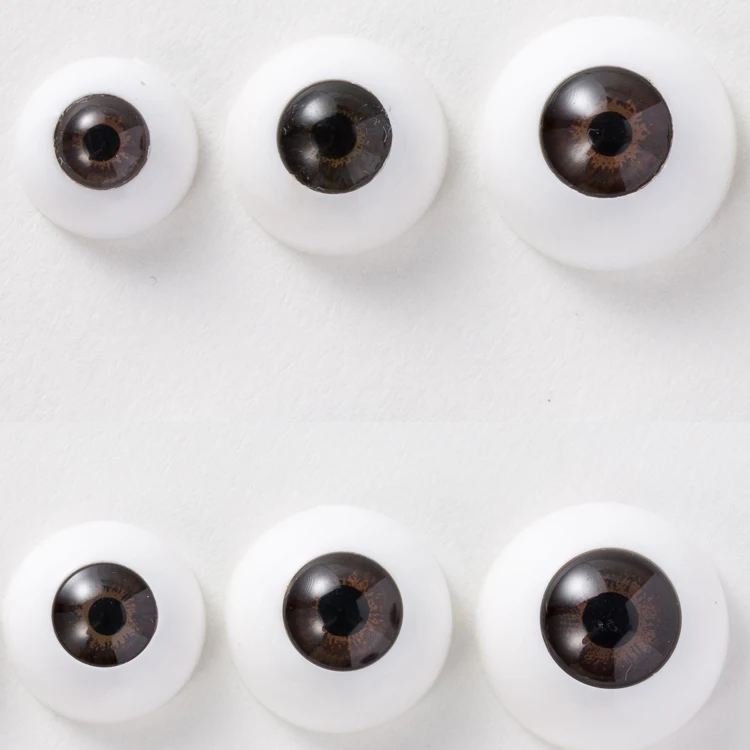Excellent clarity realistic acrylic doll eyes with various designs for plush doll