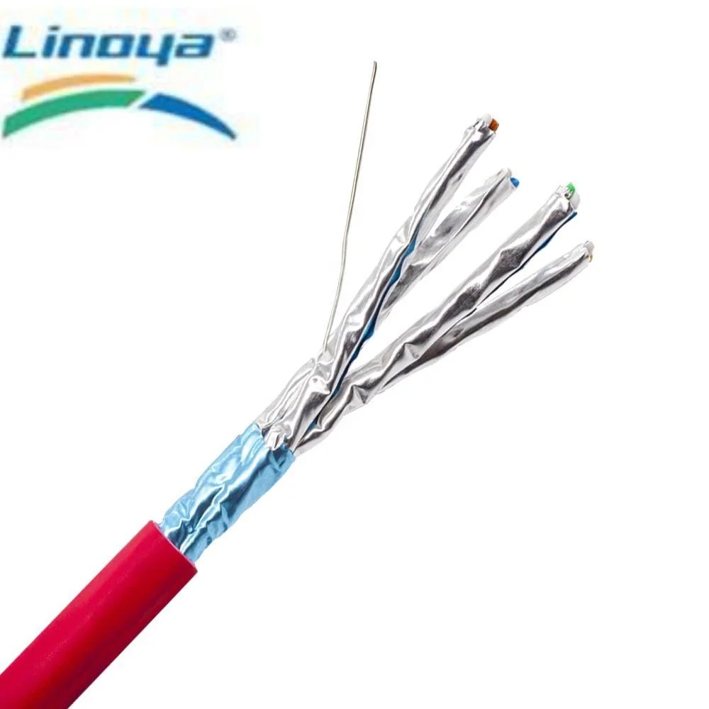 LINOYA CAT7 Cable CAT7A CAT8 Network Cable UTP FTP STP SFTP 23AWG 22AWG PVC Cable For Pure Copper