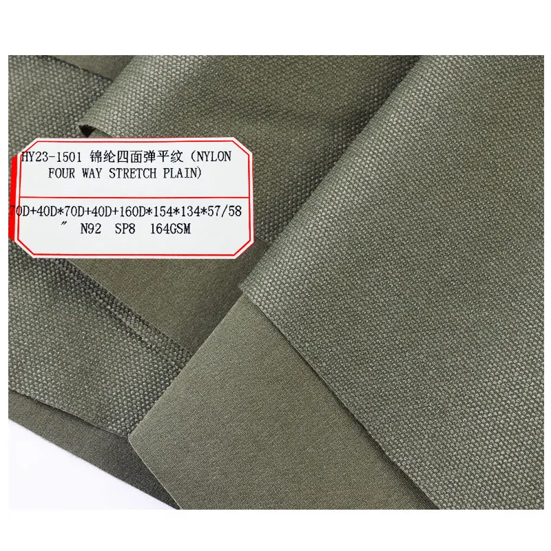 High quality 4 way stretch 92%nylon 8%spandex fabric nylon spandex fabric for nylon spandex short sportswear