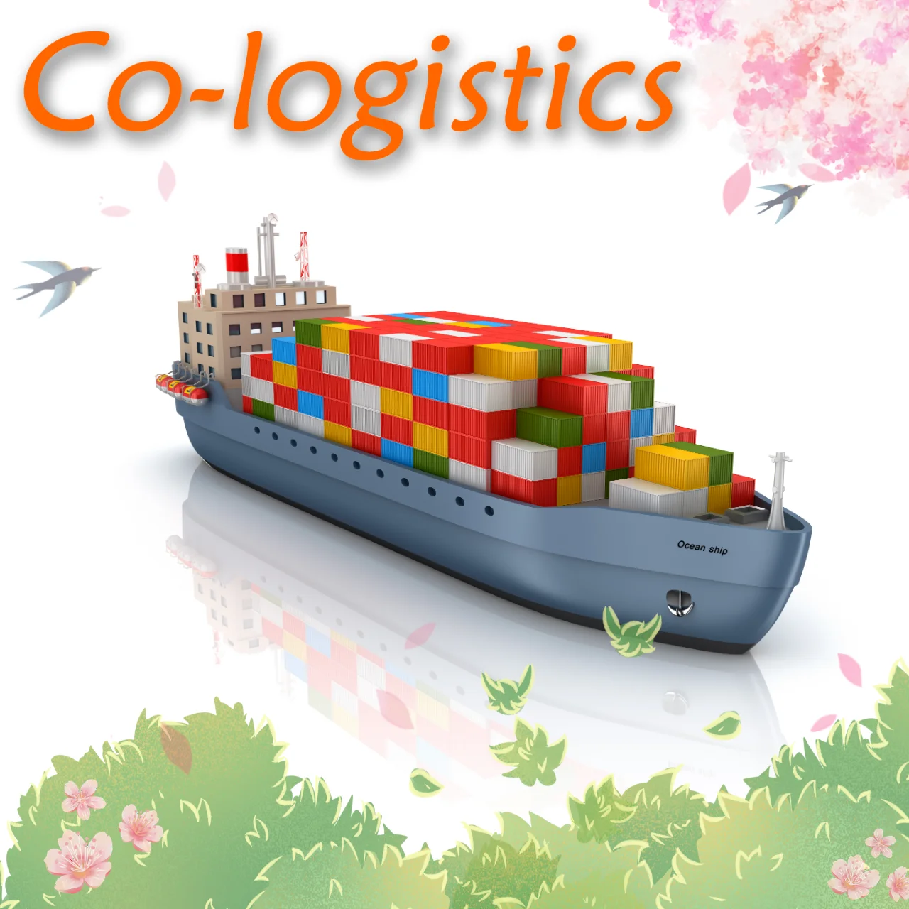 China sea ocean freight forwarder forwarding cargo to Global