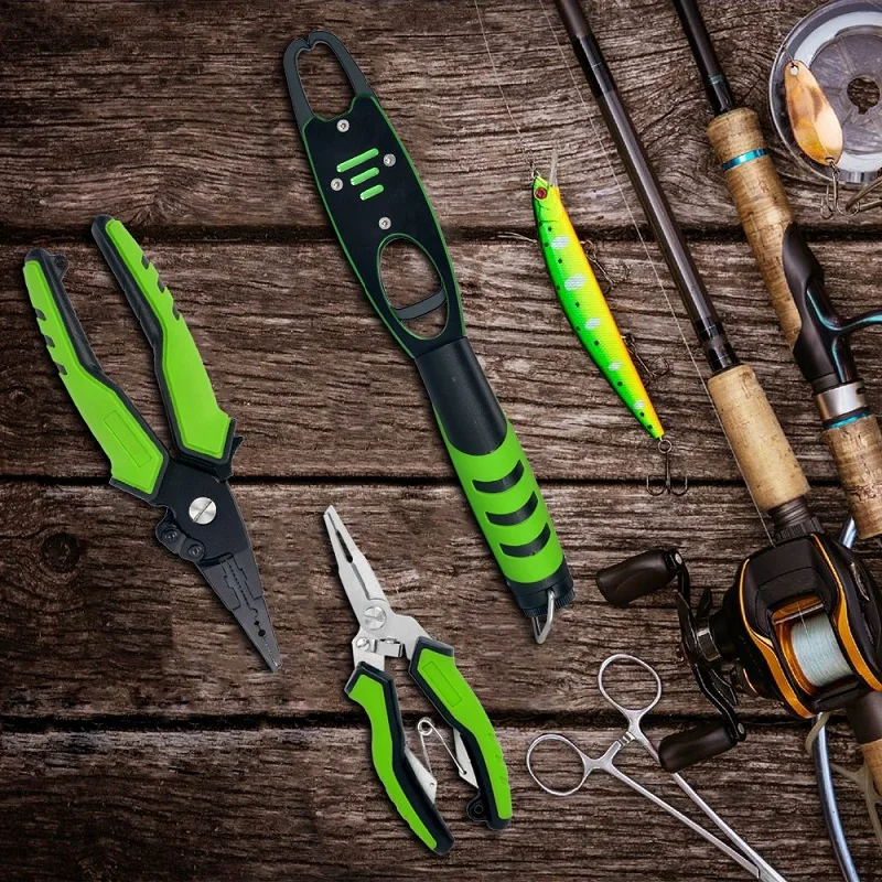 Clamp Head Fish Lines Crimp Lead Multifunctional Pliers New Style Titanium Alloy Fishing Pliers for Cutting Fishing