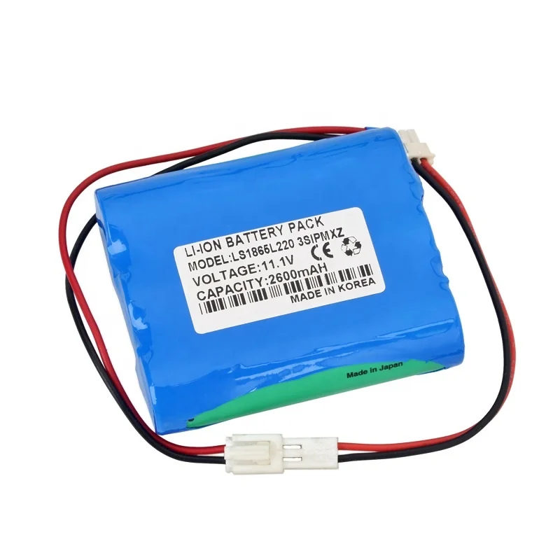 Аккумулятор LS1865L220 3sipmxz для бионета BM3 plus BM-BAT-4 BM5 11 1 В 2600 мАч шприцевого насоса