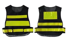 Vest Jacket Reflective Police Chequered Safety Vest Sample  High Visibility Softshell Jacket Reflective Running Safety Jackets