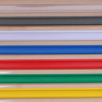 Подгонянная пластиковая ПВХ Пластиковая полка ценник этикетки держатель данных полоса для супермаркета