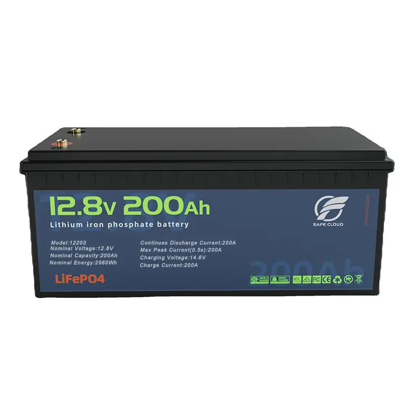 12V 200ah Battery 12V 100Ah 150Ah 200Ah 300Ah LiFePo4 Lithium Battery 12V 200Ah 6000 Cycles Caravan And Yacht Battery
