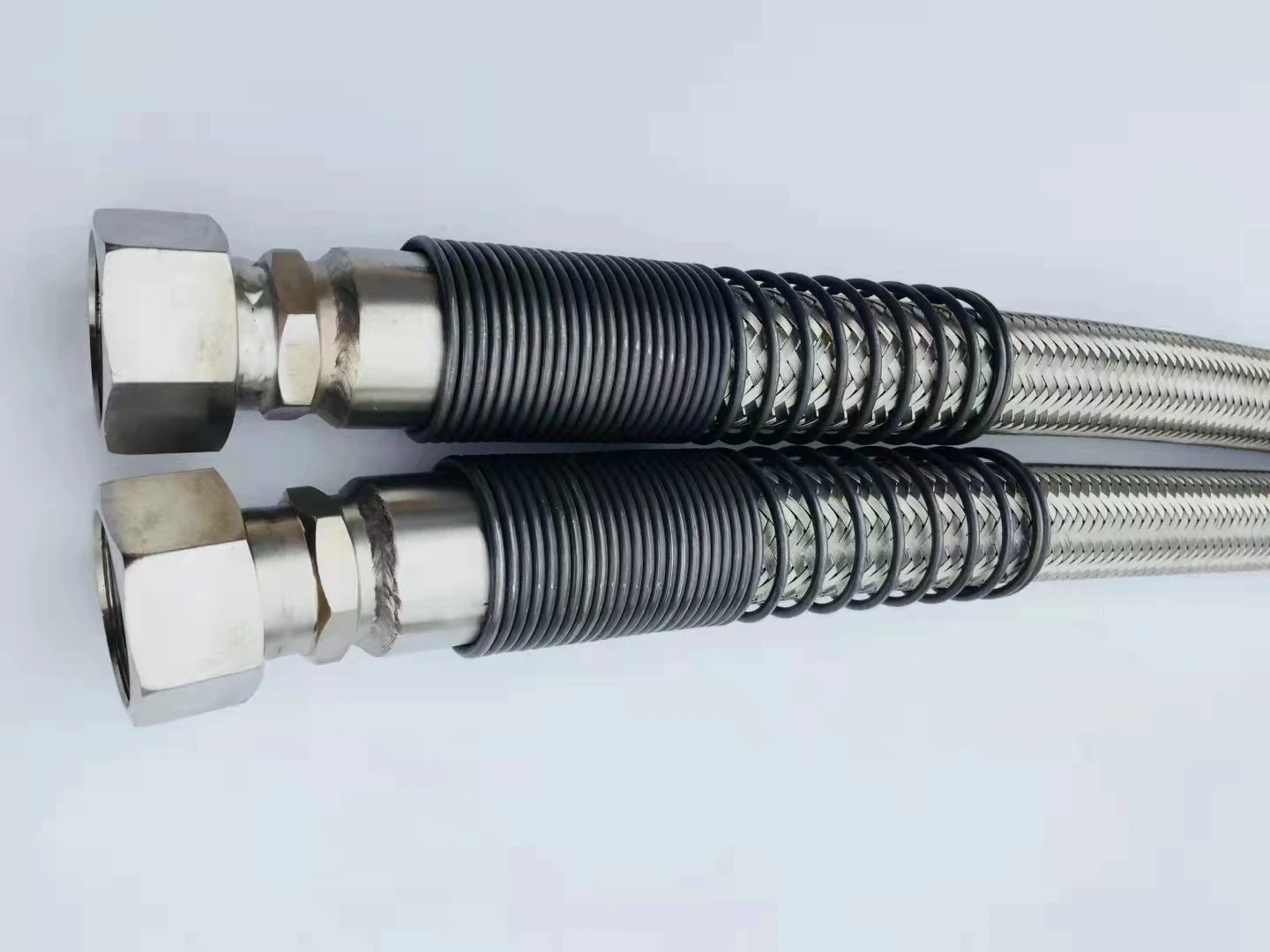 steel flexible pipe  flange joint braided flexible stainless steel braided hydraulic hose for gas steam oil petrol