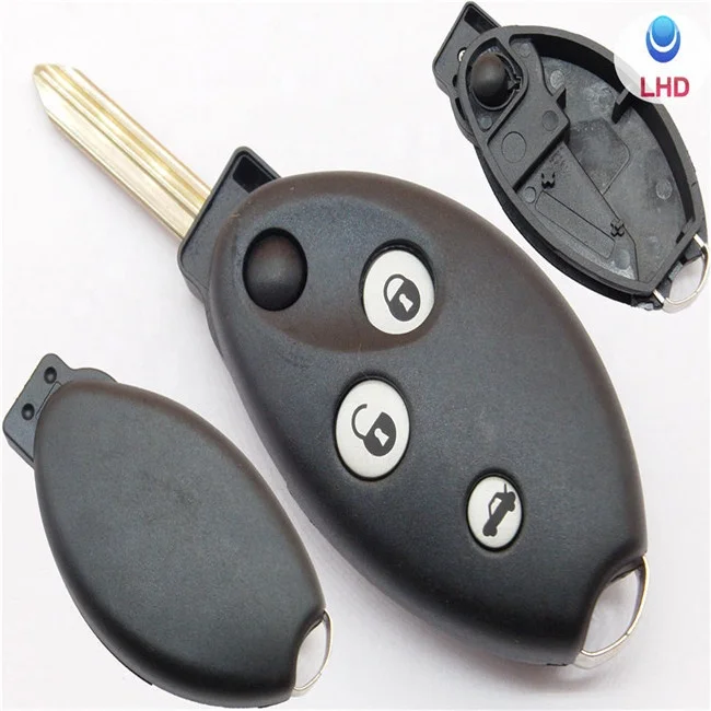 Remote Key Shell Fob Case for Citroen C3 C4 C5 Saxo Xsara Picasso Berlingo 3 Button with Rubber Pad Car Accessories Alarm