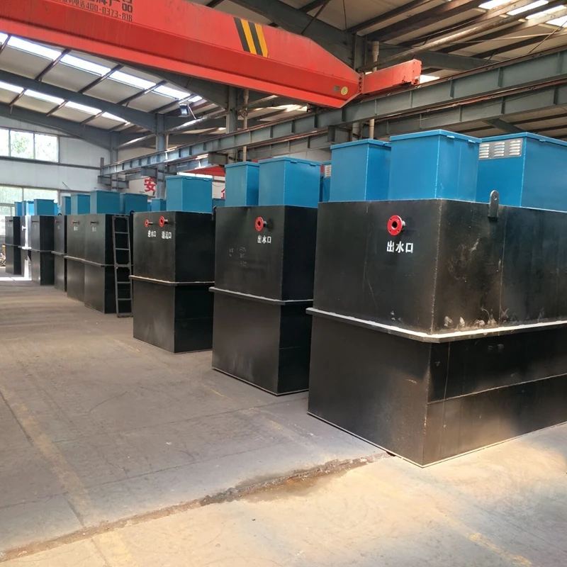 Customized material and process septic tank package mbr sewage waste water treatment plant