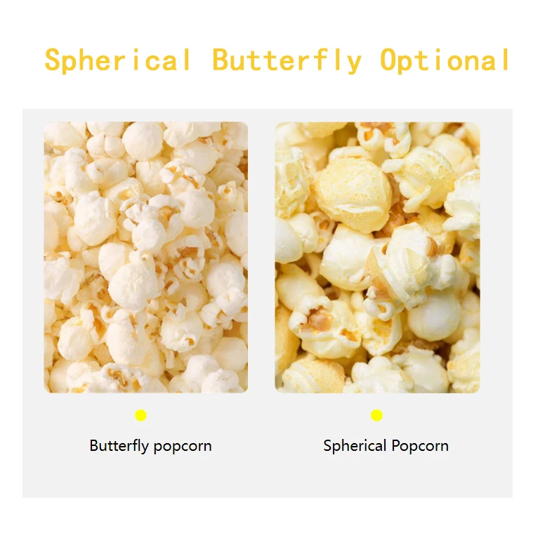 Commercial Health Hot Air Popcorn Machine for Small Business Automatic Pop Corn Vending Machine  Caramel No Oil Needed