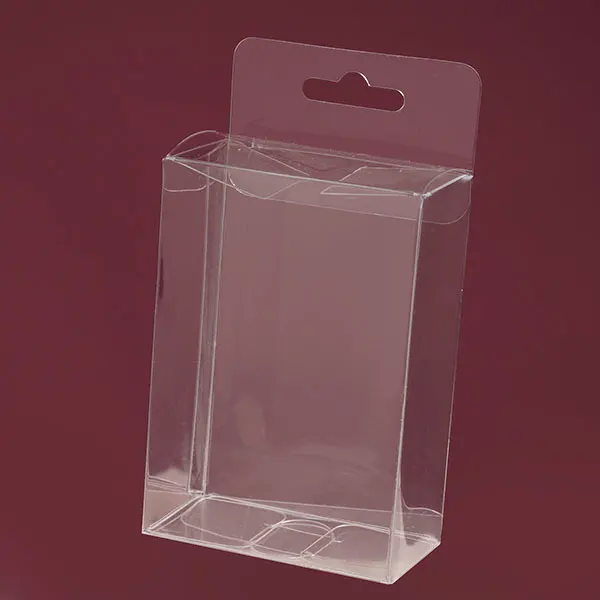 Wholesale Low MOQ Clear Plastic PVC Packaging Boxes High Quality Transparent PET Plastic Retail Packaging Box for Business