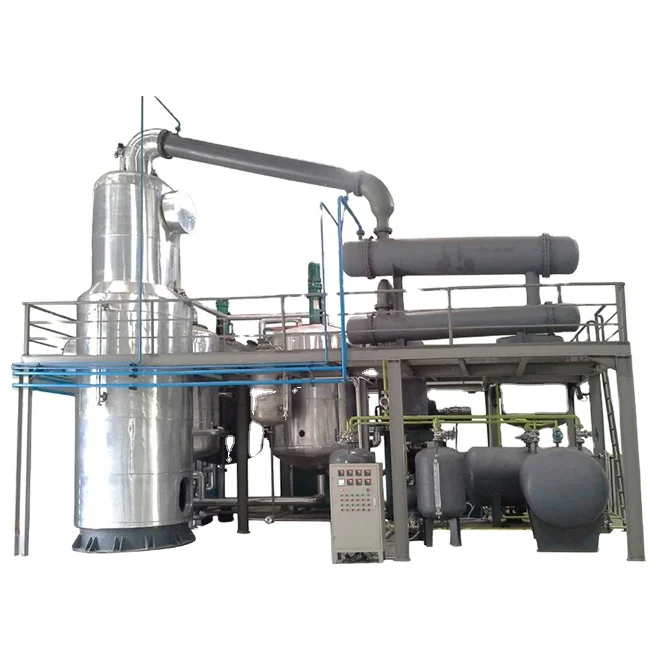 Waste Engine Oil Purifier Recycling Machine to make good diesel fuel