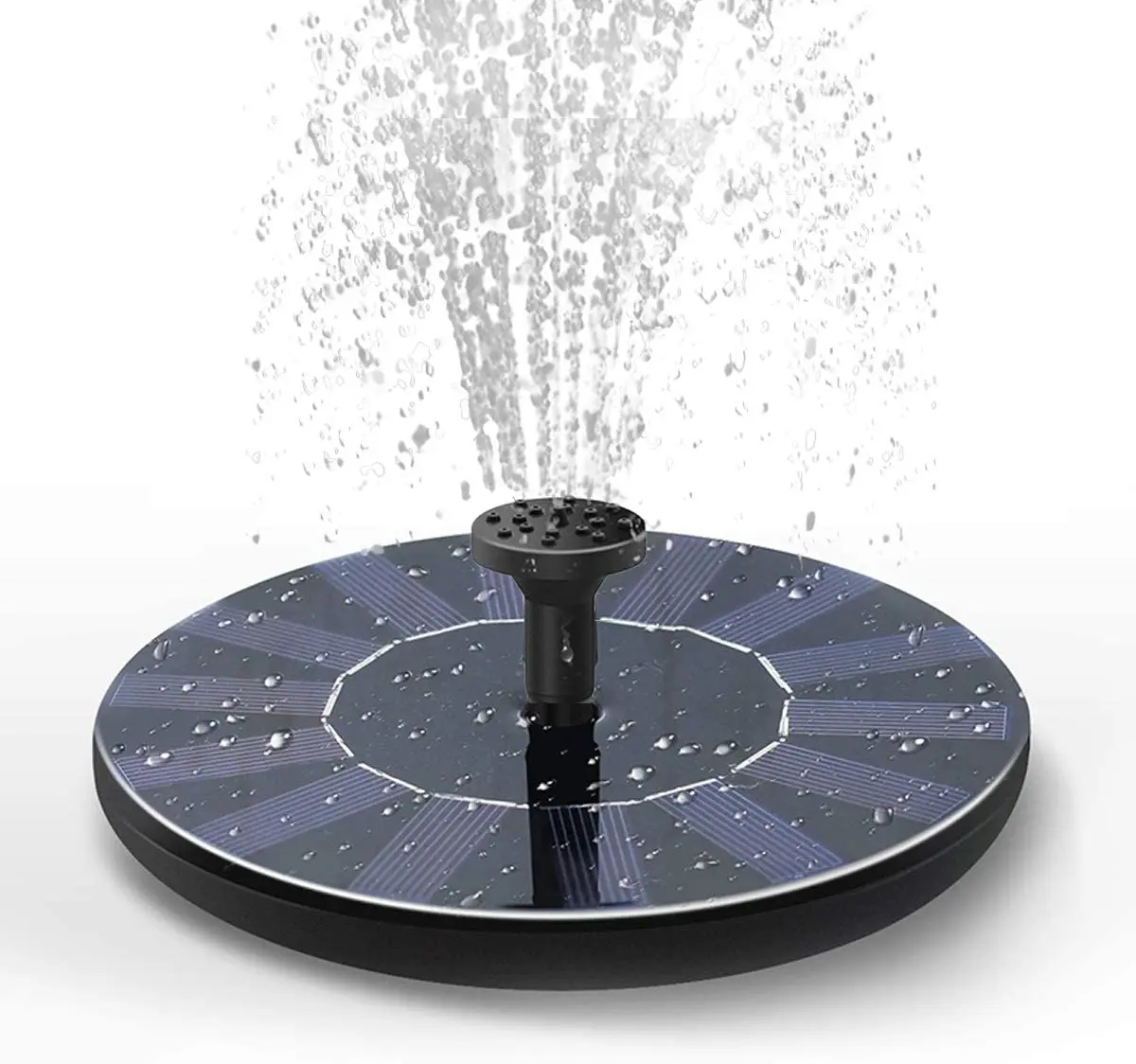Fountain for Pool Lake Birdbath Pump Plastic Spray Ornaments Solar Powered Low Garden Water Jet