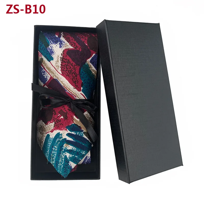 Handmade 100% Organic Silk Paisley Floral Cravat Necktie Men Tie