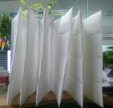 Manufactured non woven cabin air filter