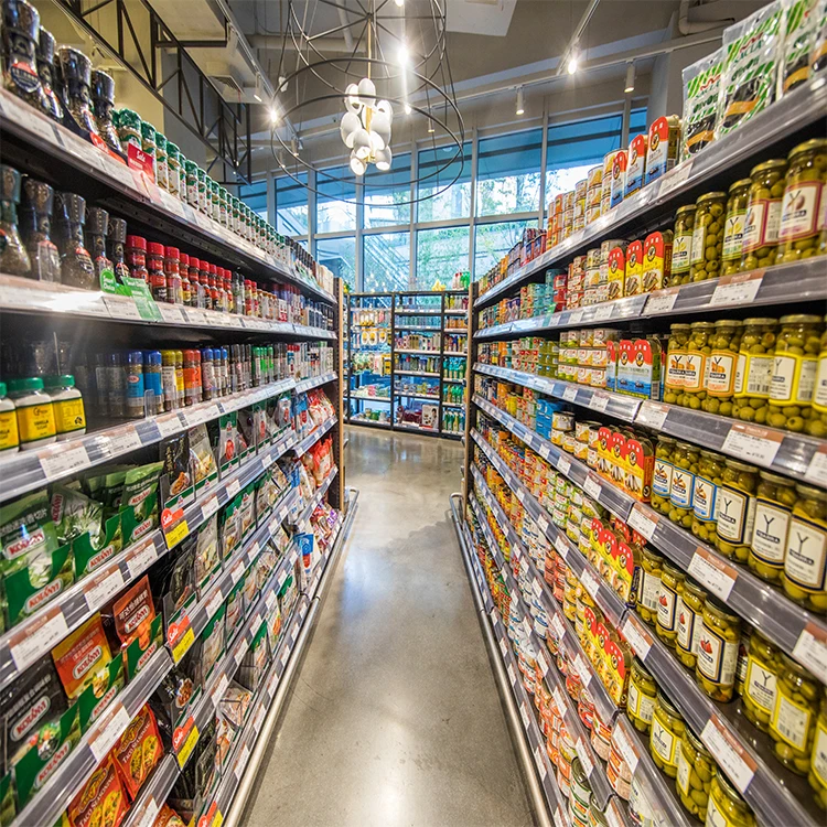 Гуанси по индивидуальному заказу супермаркета стеллажи для выставки товаров магазина дисплей полки/Полка Стеллаж