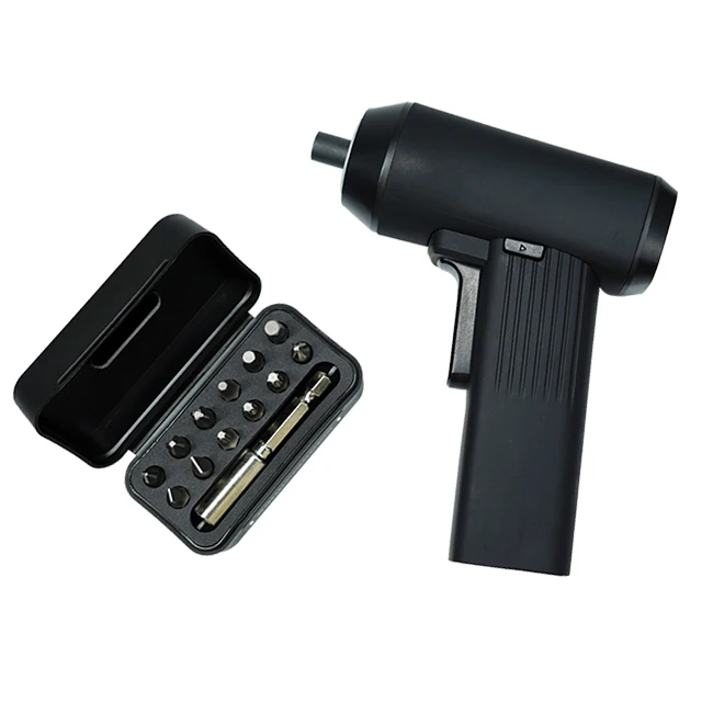 200RMP Cordless Electric Screwdriver with 12 PCS Screw Bits Multi Function  3.6V Power Drill