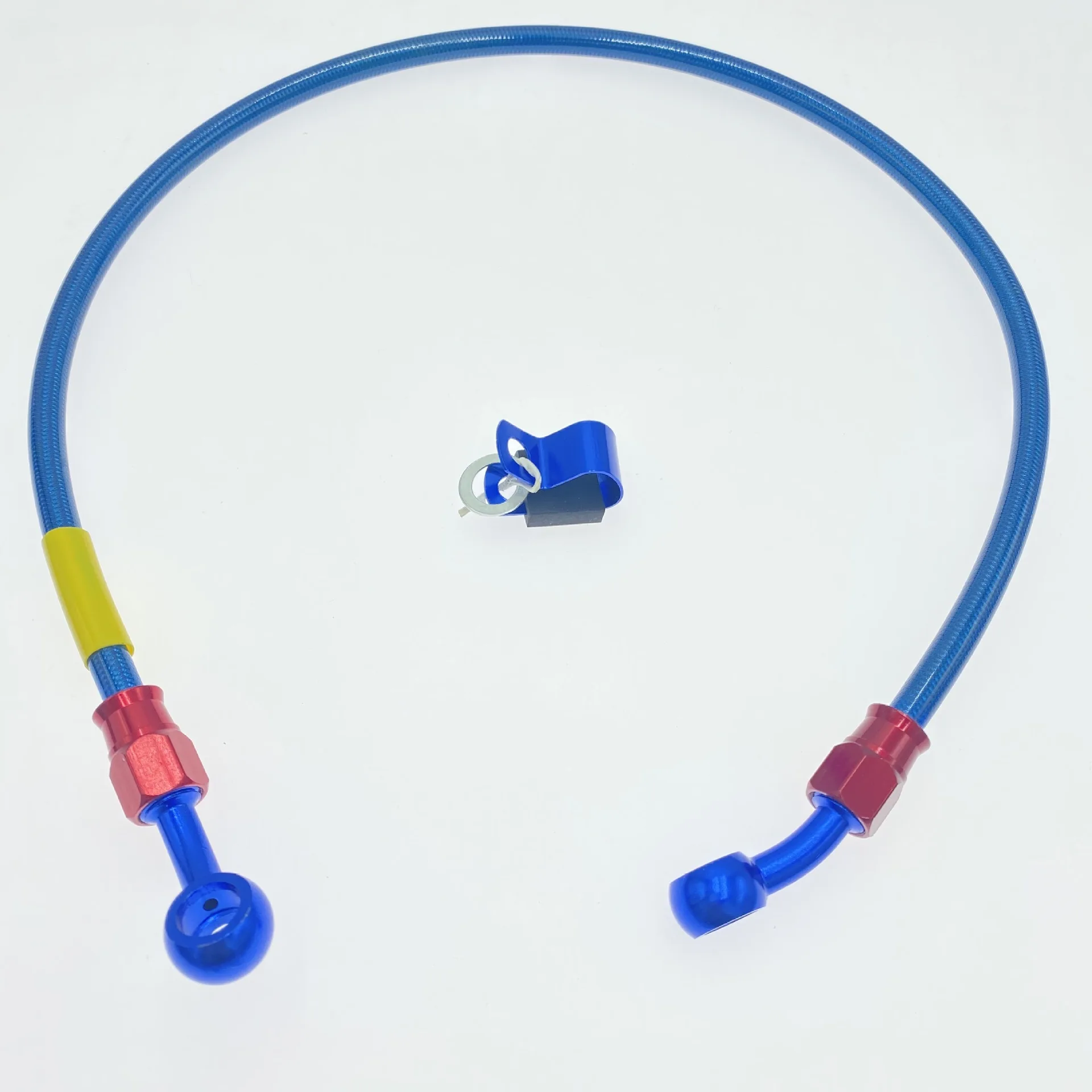 AN3 1/8 Motorcycle Clutch Parts Racing SAE J1401 PTFE SS Braided Brake Hose NYLON Colorful PU PVC Coating Flexible Car Motor DOT