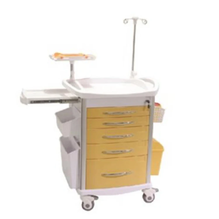 Mobile Laparoscope Tower 4 Layer Medical Cart Endoscopy Endoscope Trolley For Sale