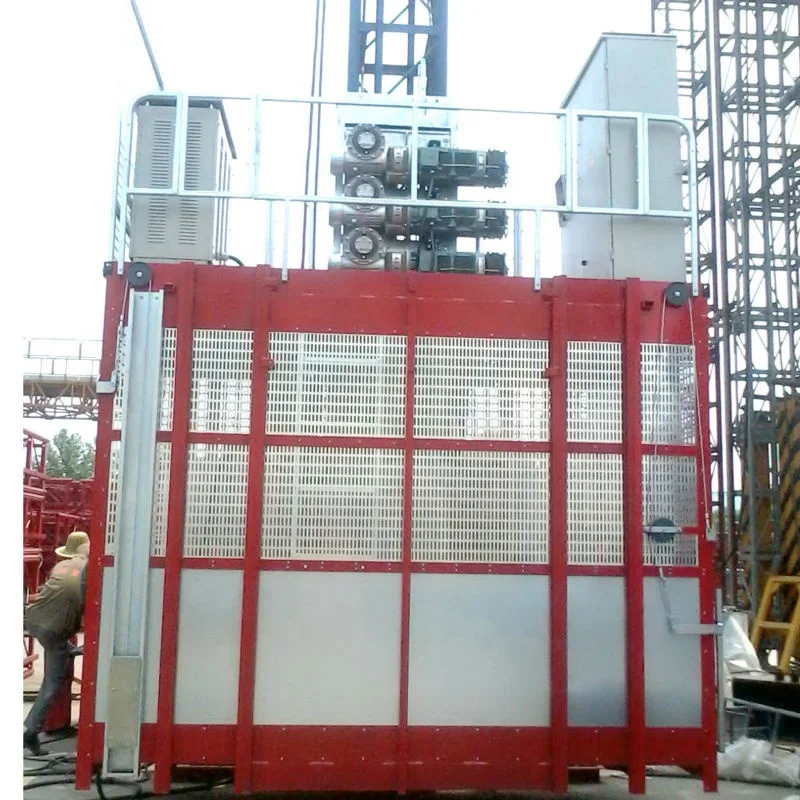 CE approved SC series mast construction hoist