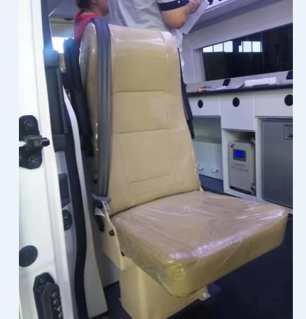 fold up rotating ambulance seat