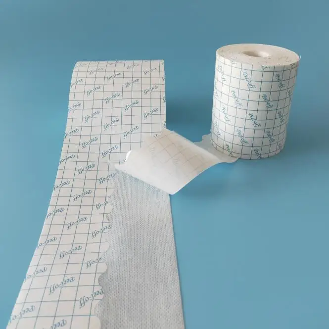 medical non woven dressing retention tape hypafix extensible fixation plaster roll