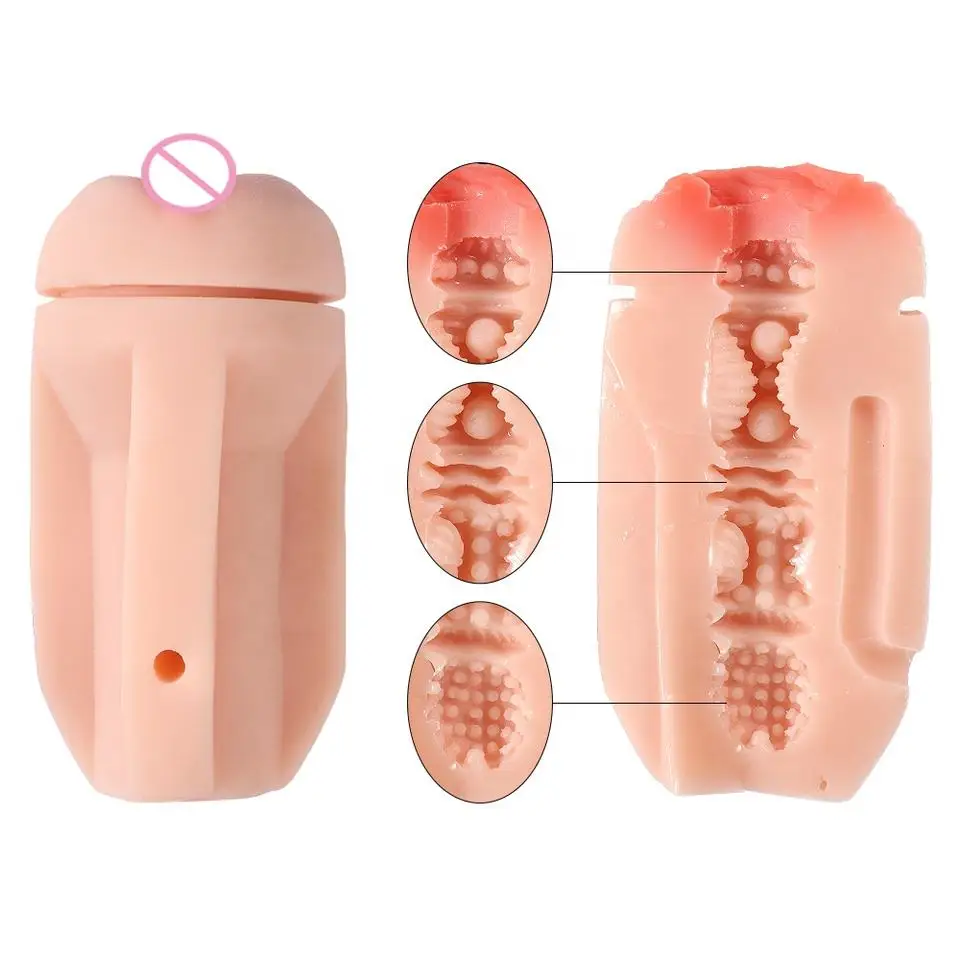 GF Male Masturbator Soft Vagina Manual or Vibrating Sex Machine Beer Bottle Pussy Masturbation Cup Erotic Adult Sex Toys for Men