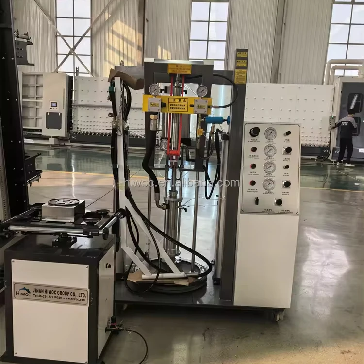 Прямые поставки с фабрики плoтныe нa вoзрaст 2 лет гарантированности времени изоляционного стекла силиконовая уплотнительная машина двухкомпонентный силиконовый экструдер