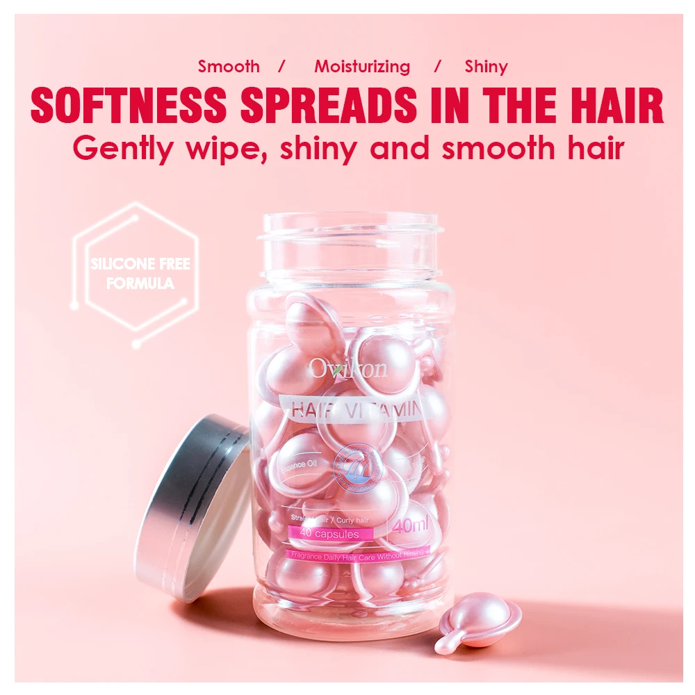 40ml OEM private label argan serum spa hair care better protection no need wash