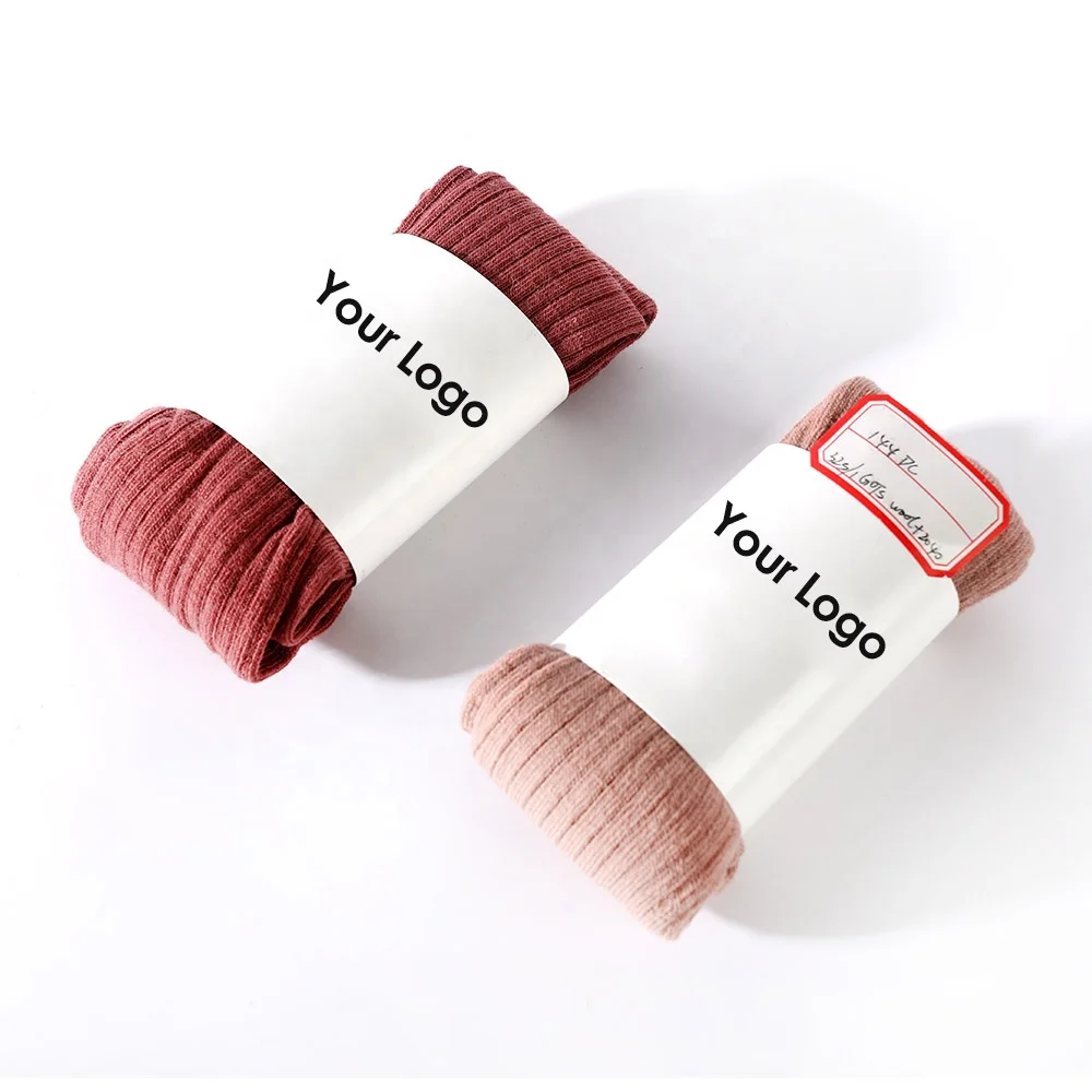 Хорошее качество, популярный дизайн пользовательского логотипа, шерсть мериноса, органические Дышащие Детские носки для младенцев, леггинсы для девочек, колготки