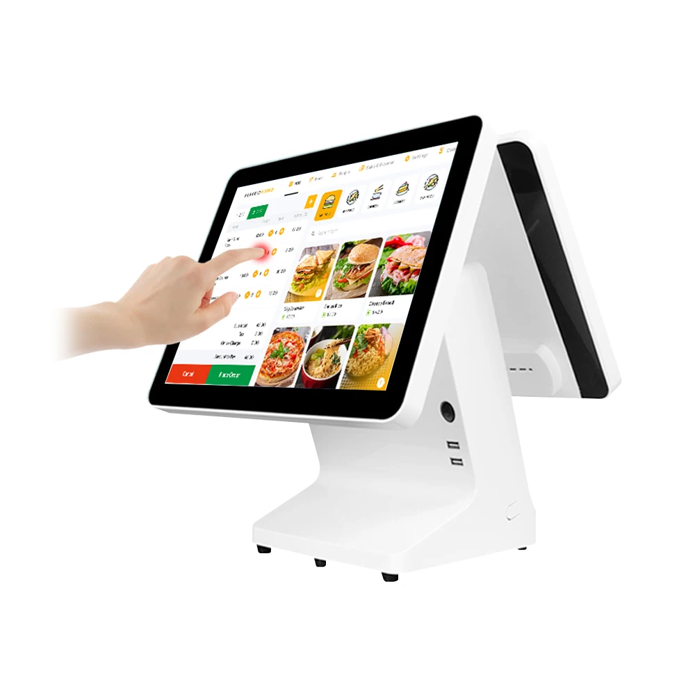 Factory Supply Online wifi or USB link Metal shell retail POS system machine for store