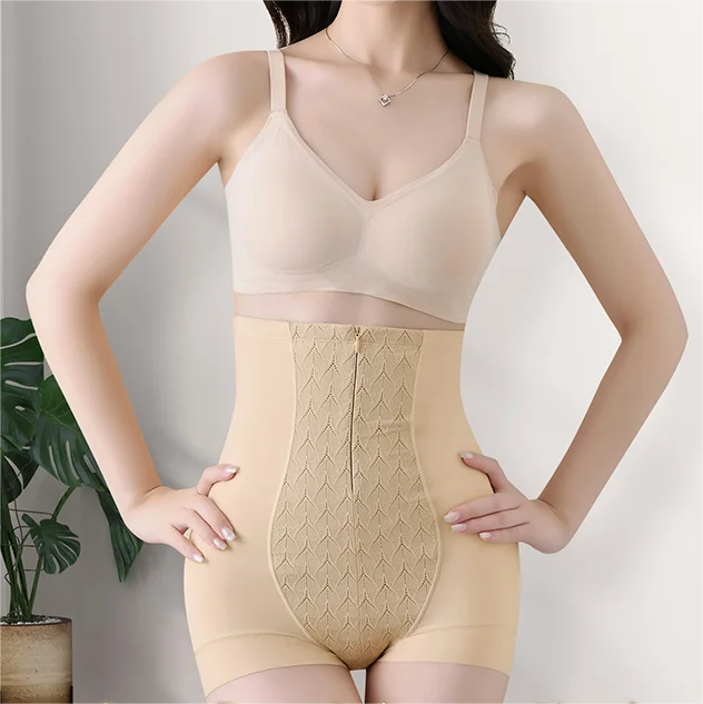 Factory Wholesale Silk bottom crotch Body Shaper Slimming Shapewear Tummy Control Panties Large Size L-5XL Beautiful breathable