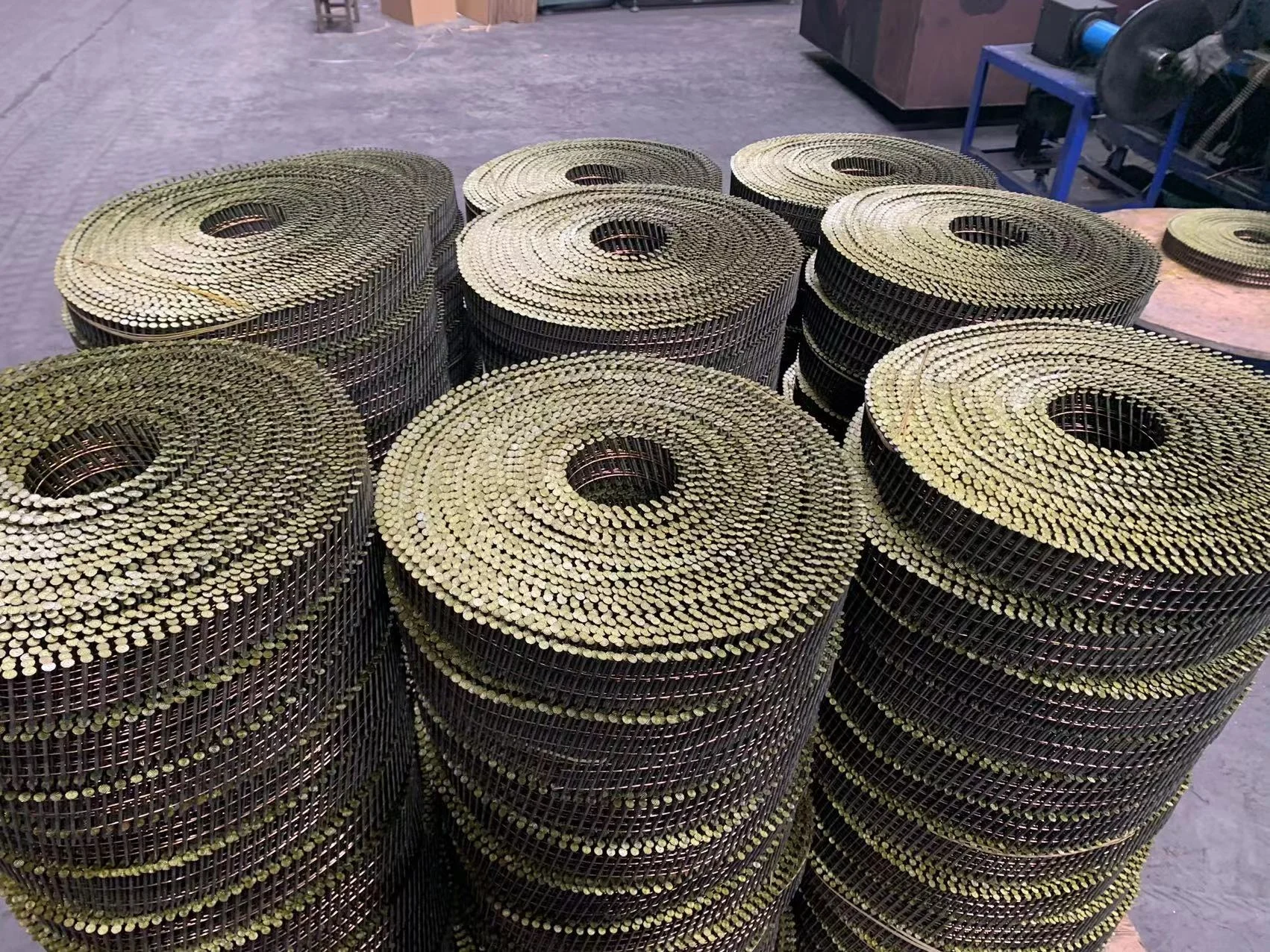 factory supply jumbo coil nails 3000pc/coil