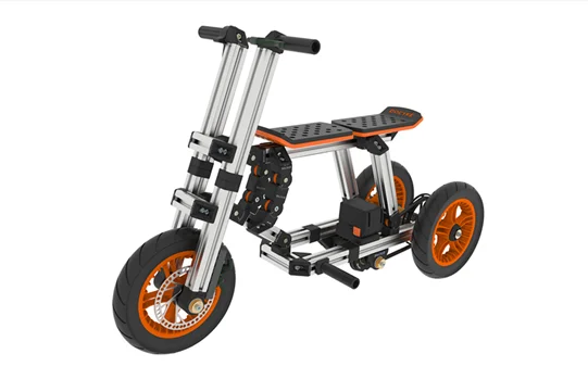 2021  New fashion docyke kid electric car diy Indoor outdoor use present deformable growth