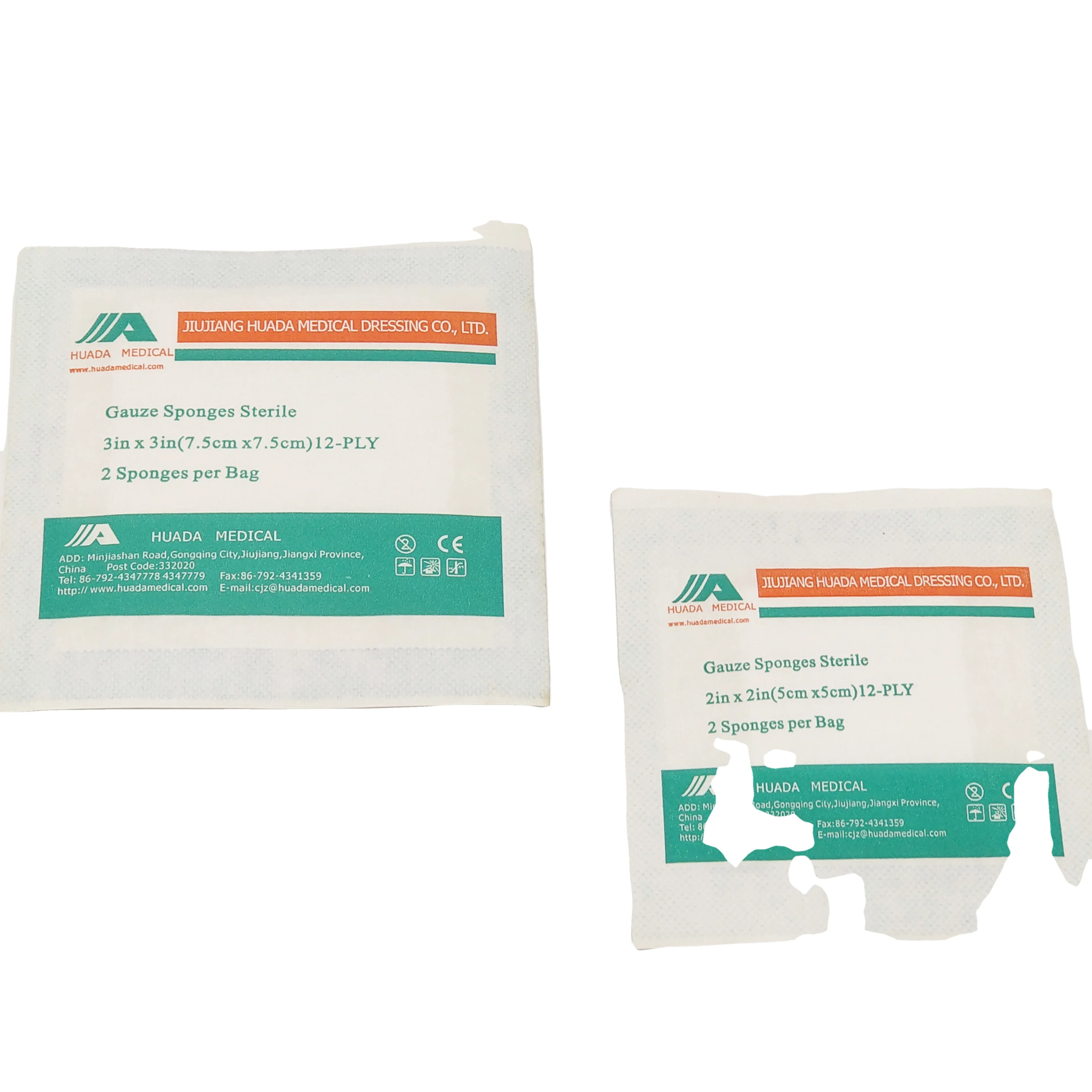 Good Quality Disposable Medical Consumables Gauze Sponge 19x15 mesh  4x4 3x3 2x2'