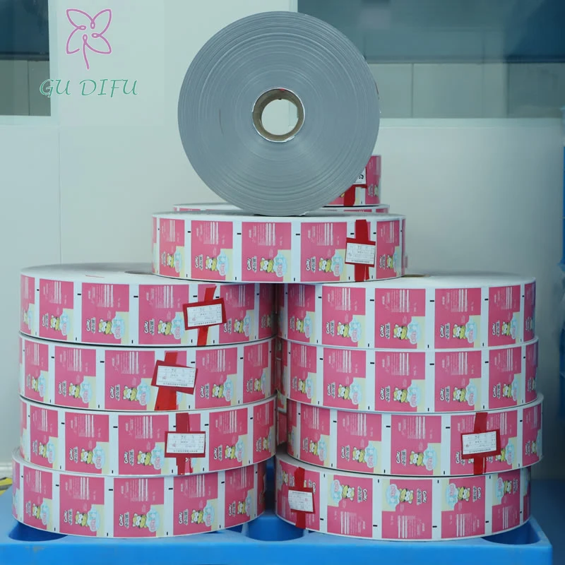 Custom Laminated Packing Film Roll Automatic packaging film Food Grade Plastic aluminium Film for ointment Food