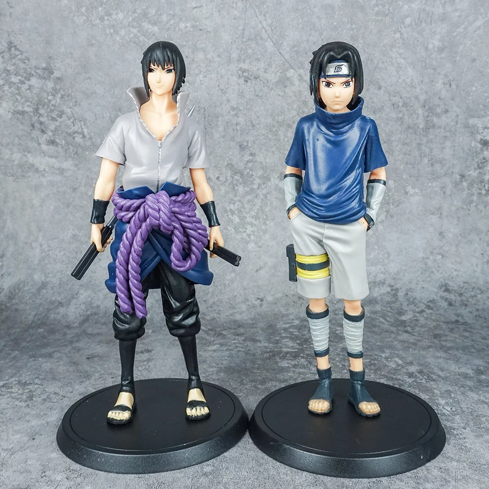 23cm Hot Selling Statue Model Toys GK Uchiha Sasuke Narutos figure set Action Figure Collectible Anime Figure A0008