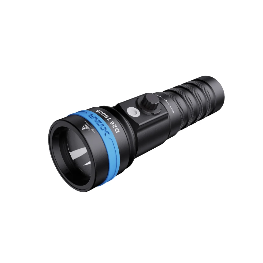 Xtar D26 1600s Waterproof Ipx8 Long Shot Throw Magnetic Push Button Switch Underwater Diving Led Flashlight