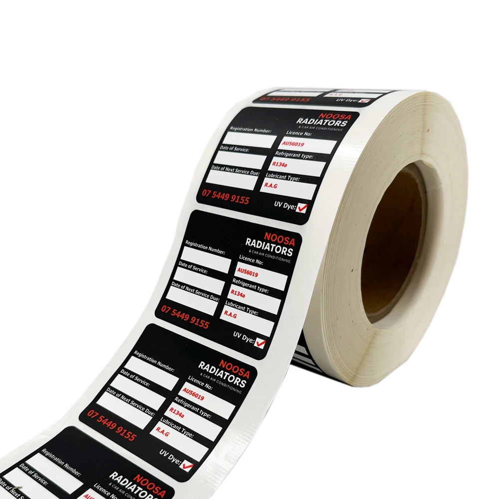 Personalized Medicine Brand Packing Tag Label Roll Printing Name Tamper Proof Plastic Sticker Labels for Packaging