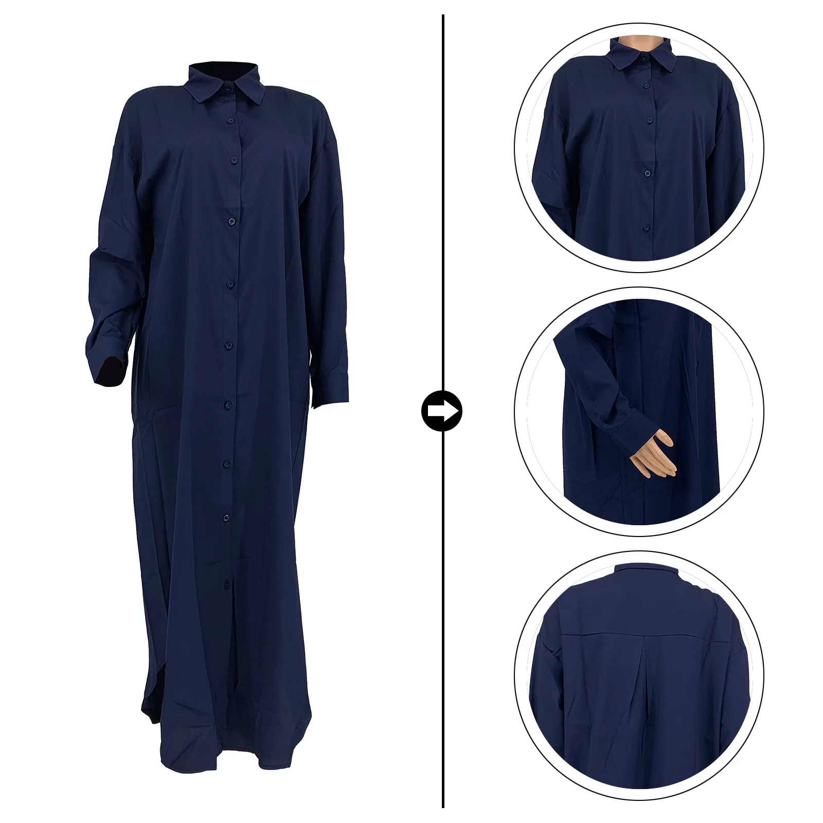 Платье YiXin в западном стиле для женщин Осеннее модное простое платье-рубашка с длинным рукавом новинка 2022 индийские платья