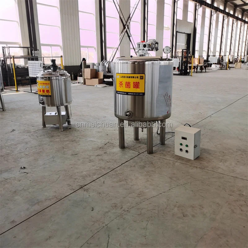 Sauce Batch Pasteurizer Milk Machine 2000L Pasteurizing Machine And Pasteurizer Egg