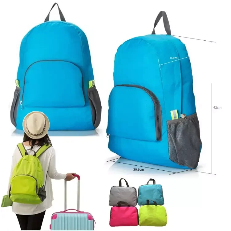 Beijing Shanghai Tianjin Chongqing City Supplier Manufacturer Factory Foldable Backpack Collapsible Packable Backpack Bag